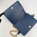 milano logo Blue Saffiano Leather 1BP012 204ミラノロゴ ブルー サフィアーノレザー 1BP012 204