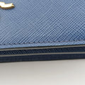 milano logo Blue Saffiano Leather 1BP012 204ミラノロゴ ブルー サフィアーノレザー 1BP012 204