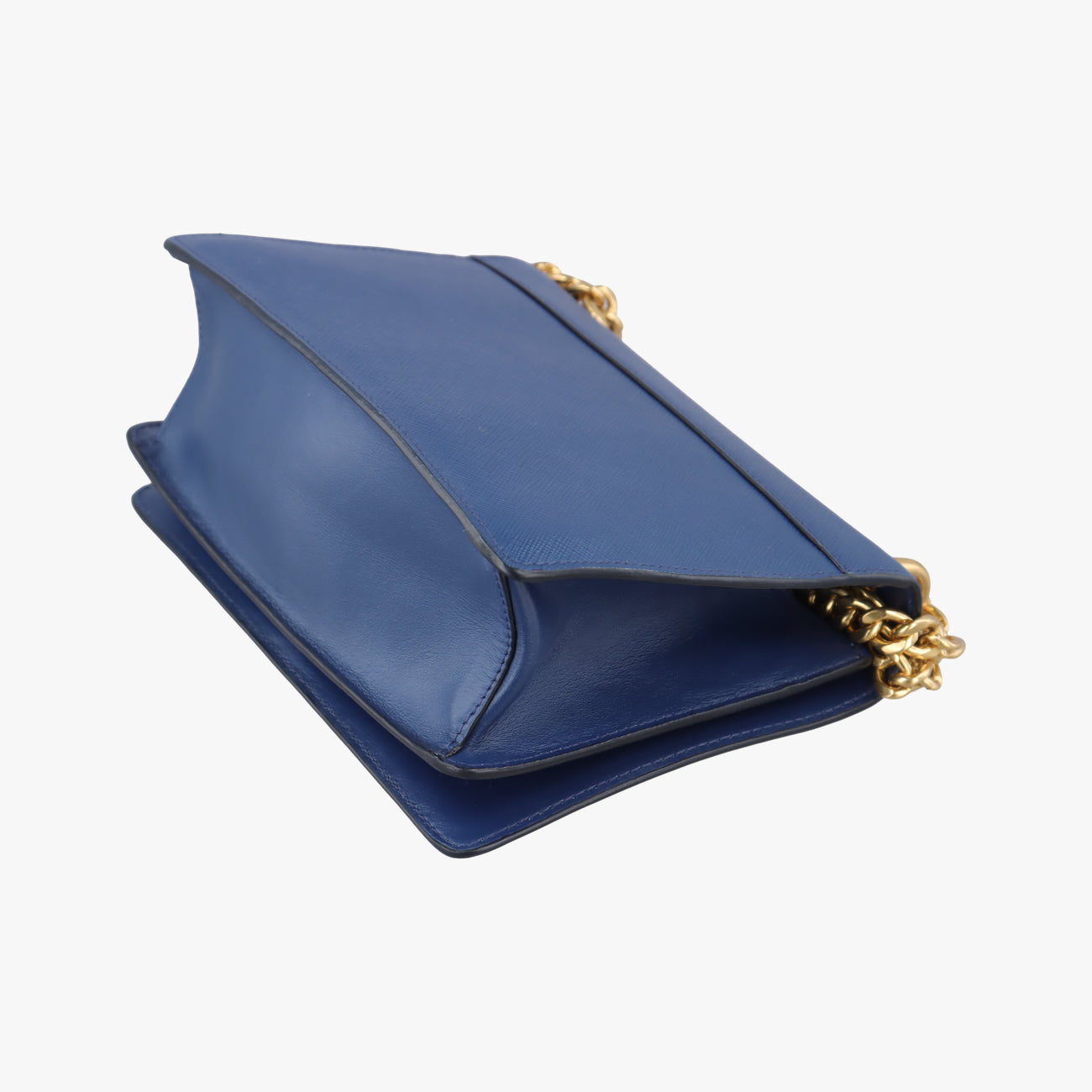 milano logo Blue Saffiano Leather 1BP012 204ミラノロゴ ブルー サフィアーノレザー 1BP012 204