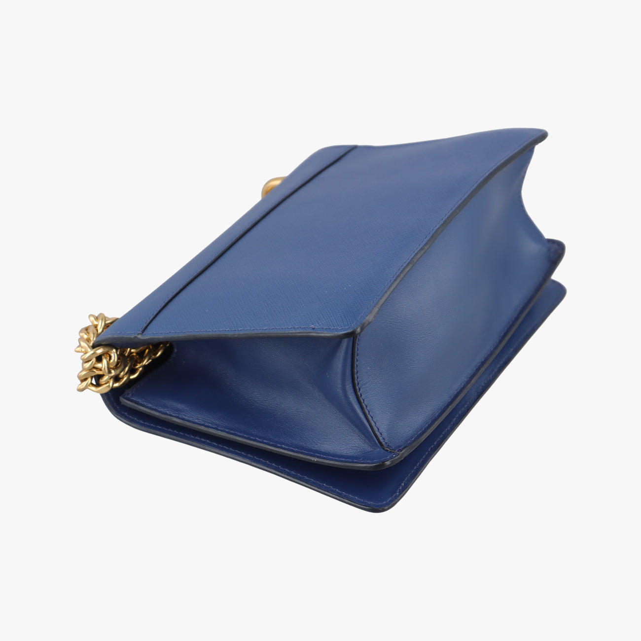 milano logo Blue Saffiano Leather 1BP012 204ミラノロゴ ブルー サフィアーノレザー 1BP012 204