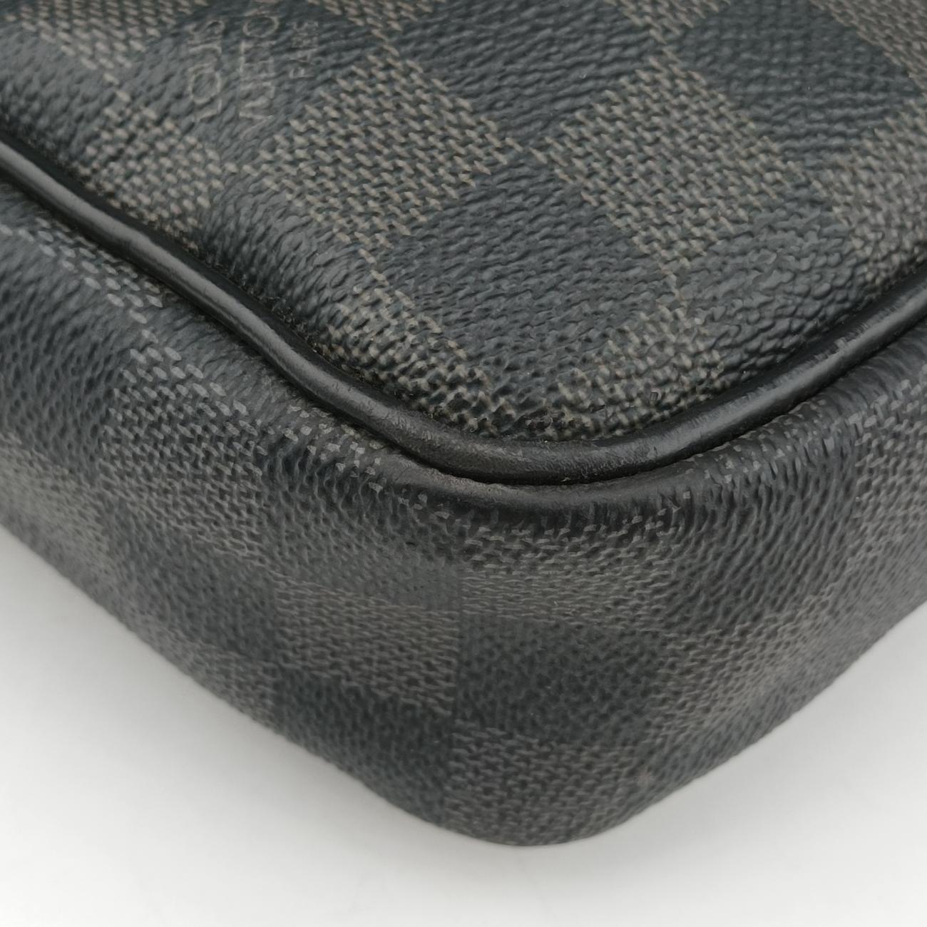 Porte Documents Voyage PM Noir Damier Graphite N41478 GI2147ポルト ドキュマン ヴォワヤージュ PM ノワール ダミエ グラフィット N41478 GI2147