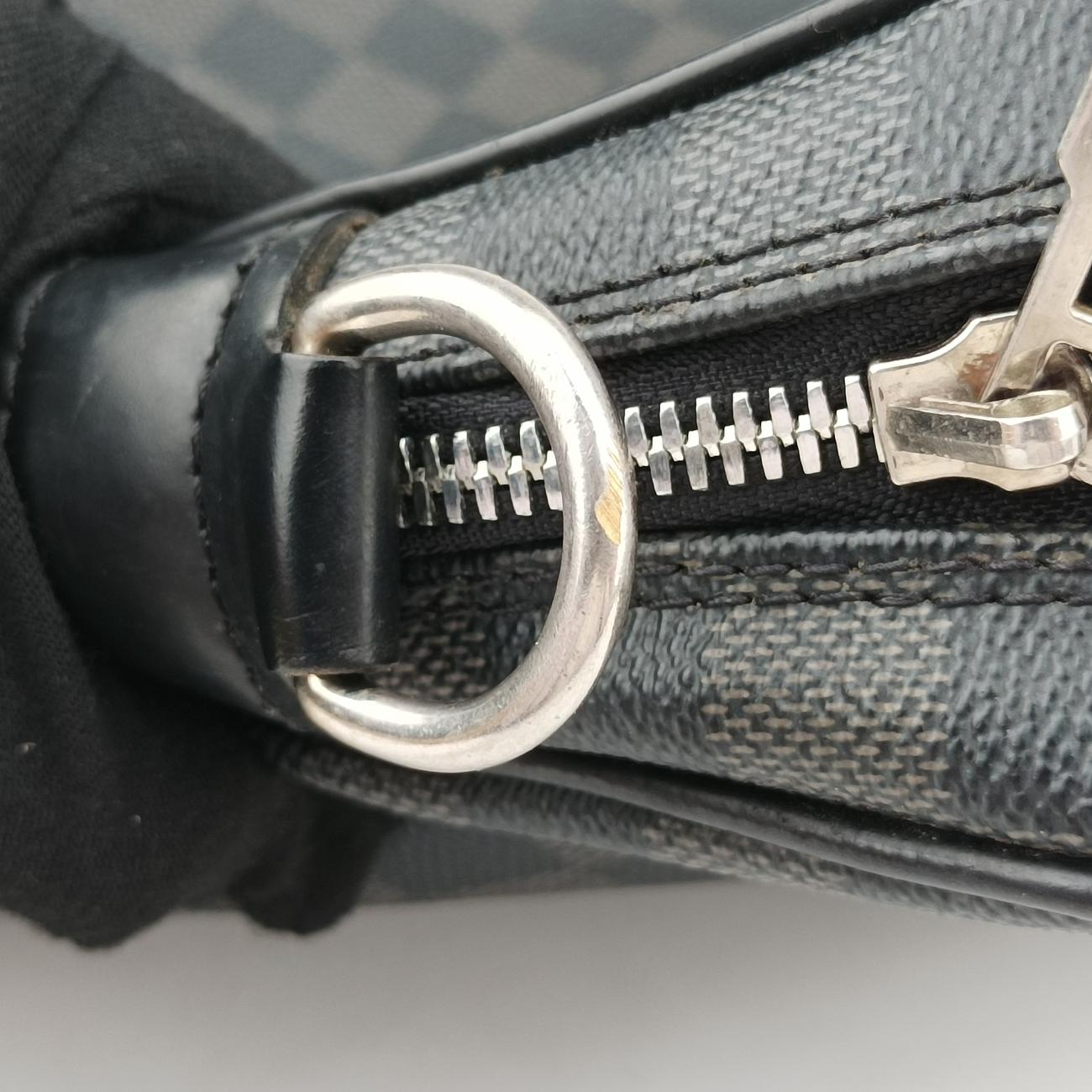 Porte Documents Voyage PM Noir Damier Graphite N41478 GI2147ポルト ドキュマン ヴォワヤージュ PM ノワール ダミエ グラフィット N41478 GI2147