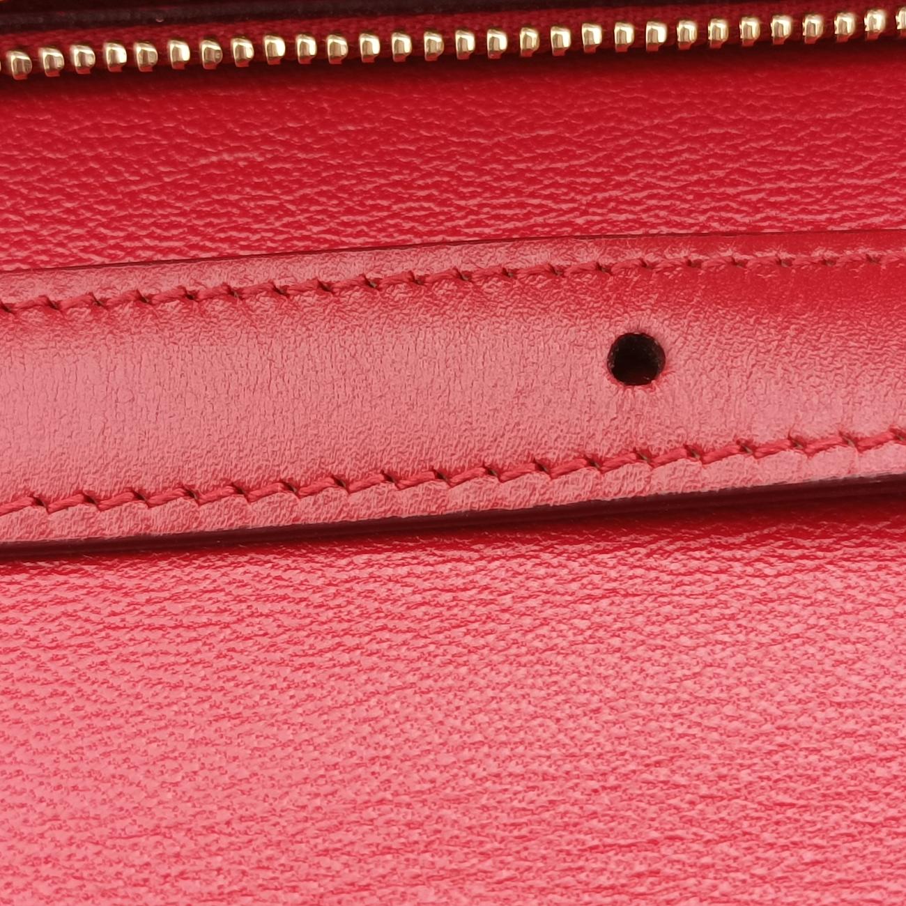 Classic Box Red Leather F-LA-2185クラシックボックス レッド レザー F-LA-2185