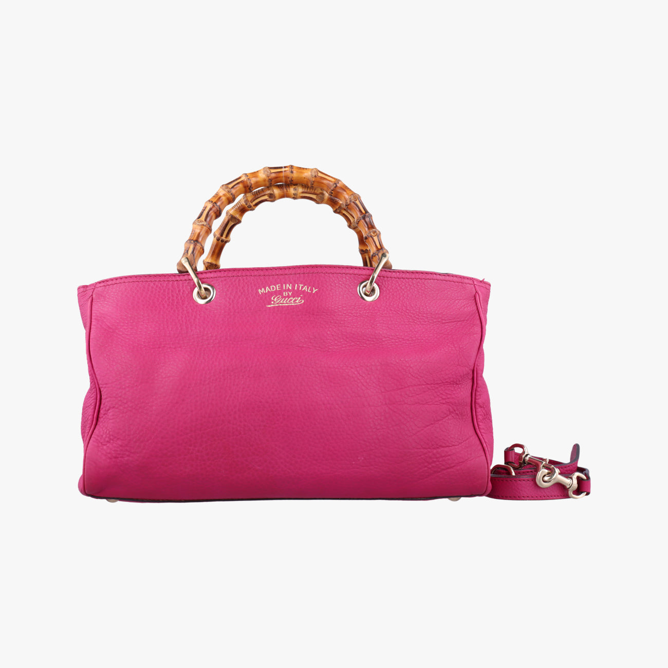 Bamboo Shopper Rose Leather 323660 A015700203バンブーショッパー ローズ レッド レザー 323660 A015700203