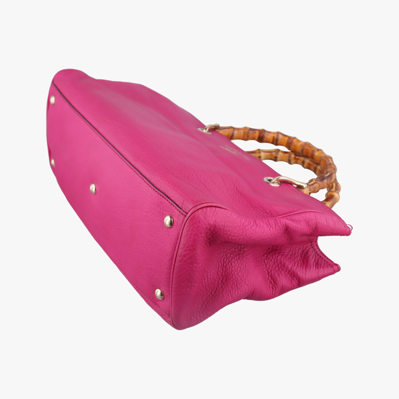 Bamboo Shopper Rose Leather 323660 A015700203バンブーショッパー ローズ レッド レザー 323660 A015700203