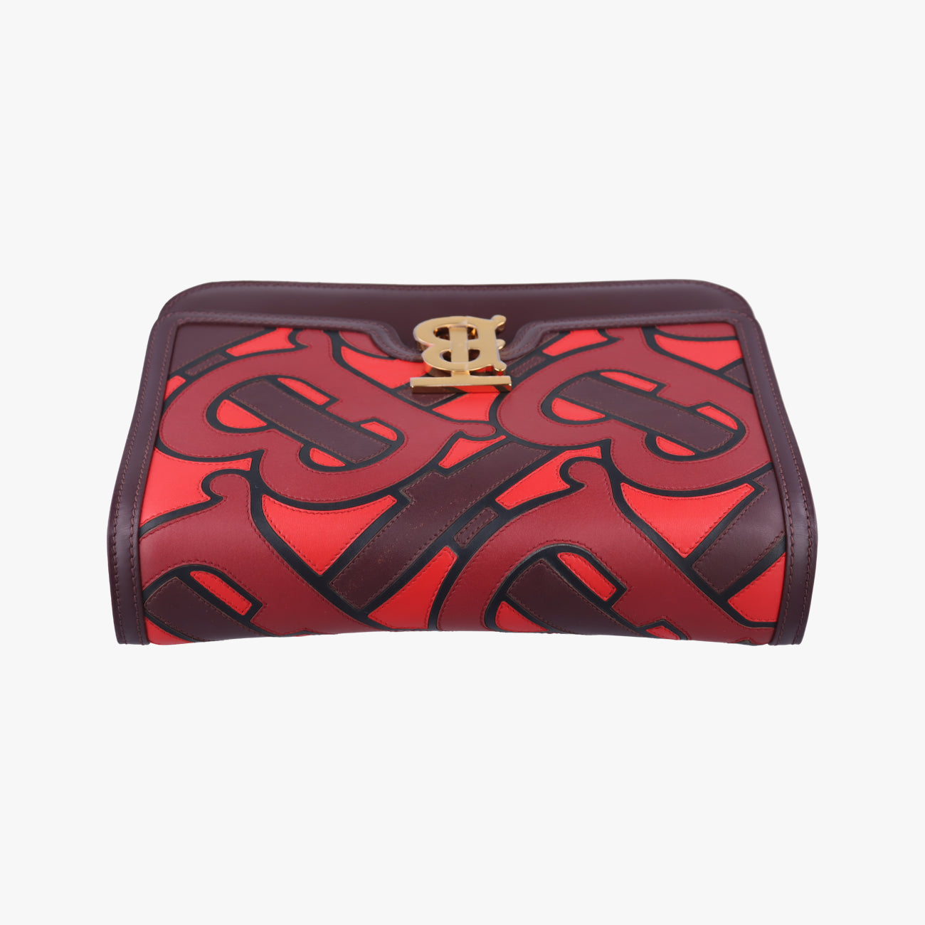 TB logo Burgundy×Multicolour Leather BMPLSP1374TBロゴ ワインレッド×マルチカラー レザー BMPLSP1374