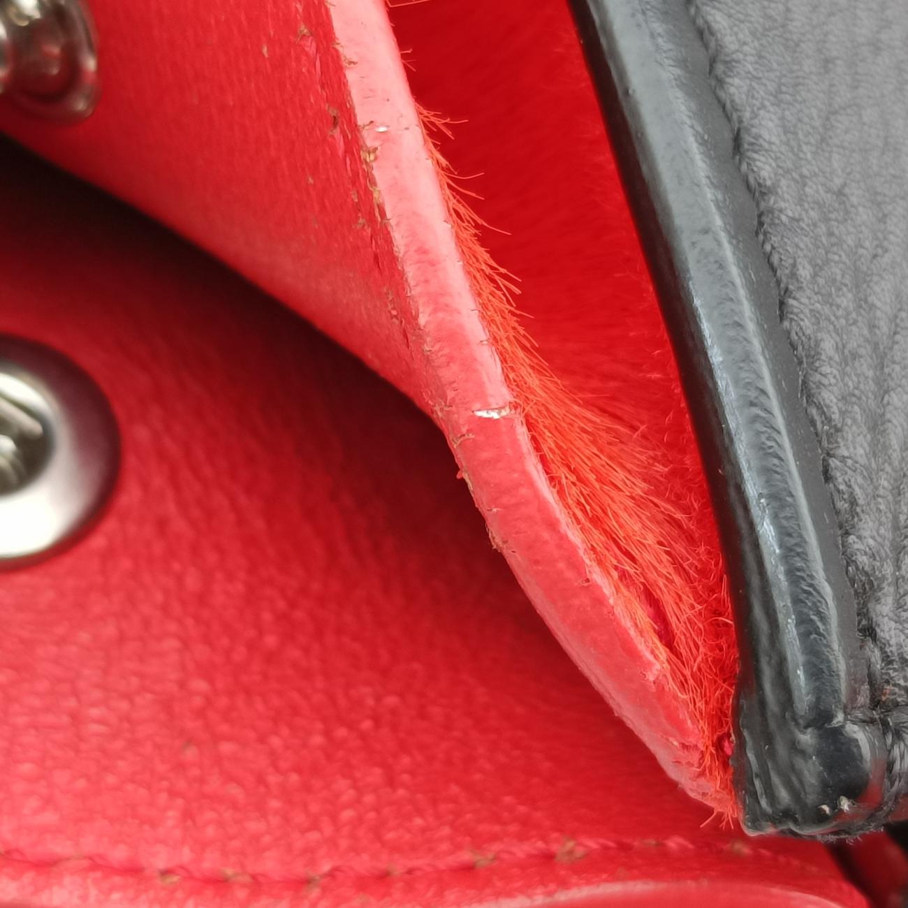 Trapèze Red x Black x White Leather x Ponyhair W-CE-0173トラペーズ レッド×ブラック×ホワイト レザー×ハラコ W-CE-0173