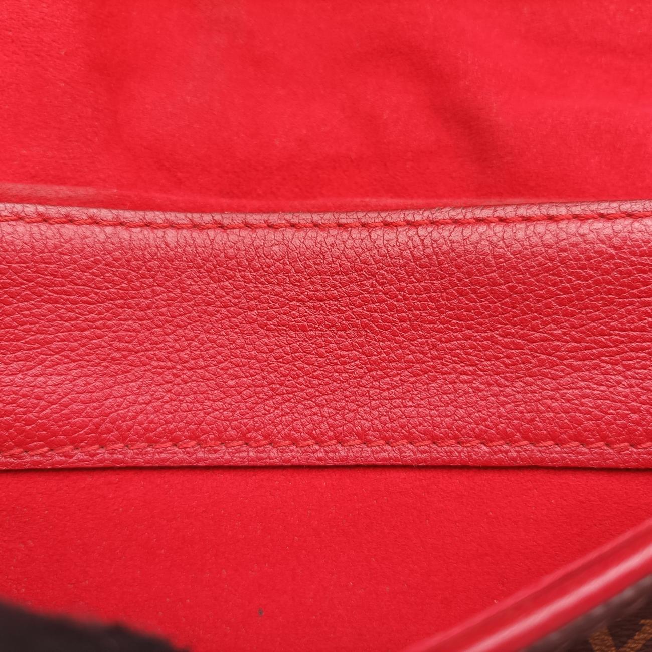 PALLAS Chain Brown×CERISE Monogram Canvas×calf leather M41201 CA2147パラス チェーン モノグラム/ブラウン系×スリーズ モノグラムキャンバス×カーフレザー M41201 CA2147