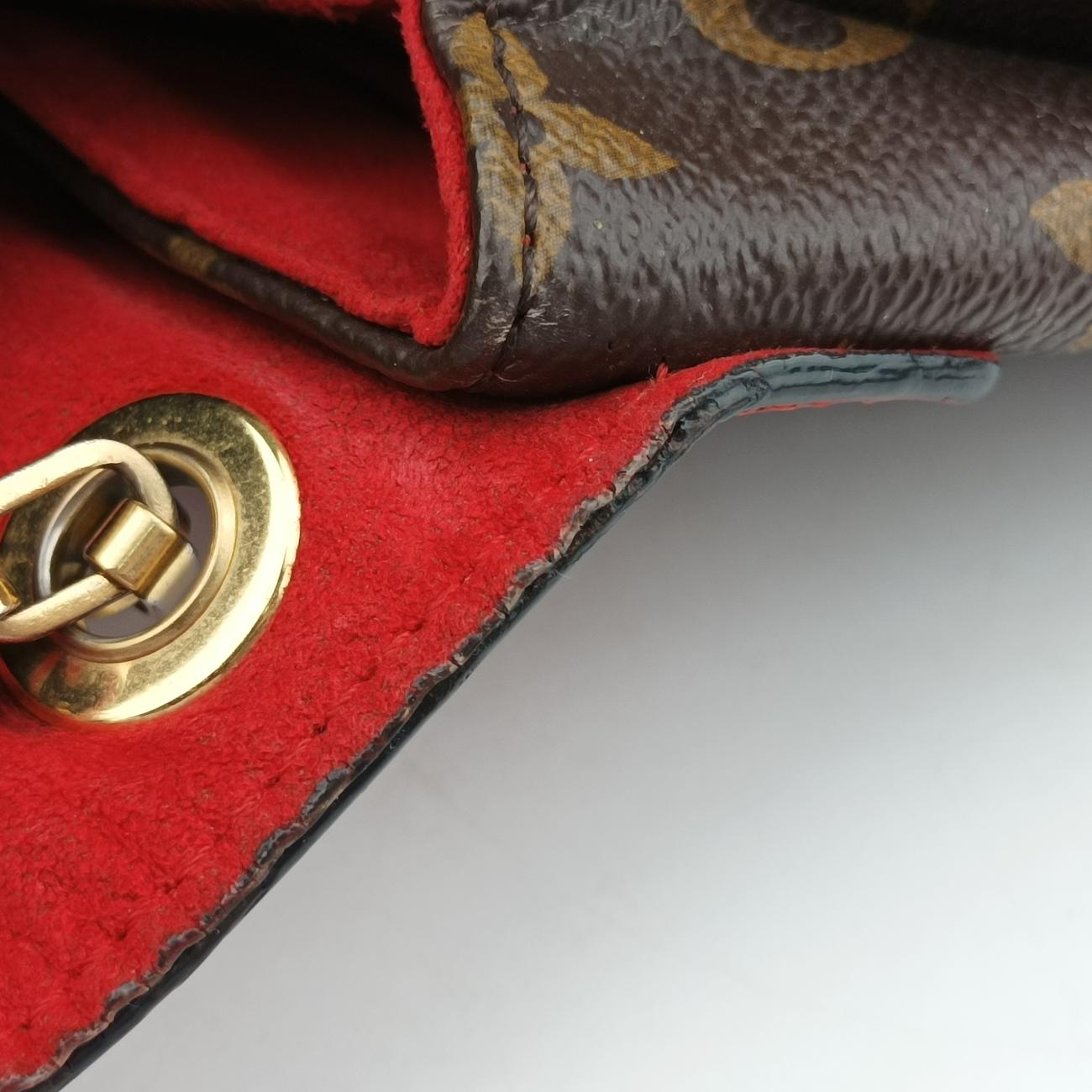 PALLAS Chain Brown×CERISE Monogram Canvas×calf leather M41201 CA2147パラス チェーン モノグラム/ブラウン系×スリーズ モノグラムキャンバス×カーフレザー M41201 CA2147