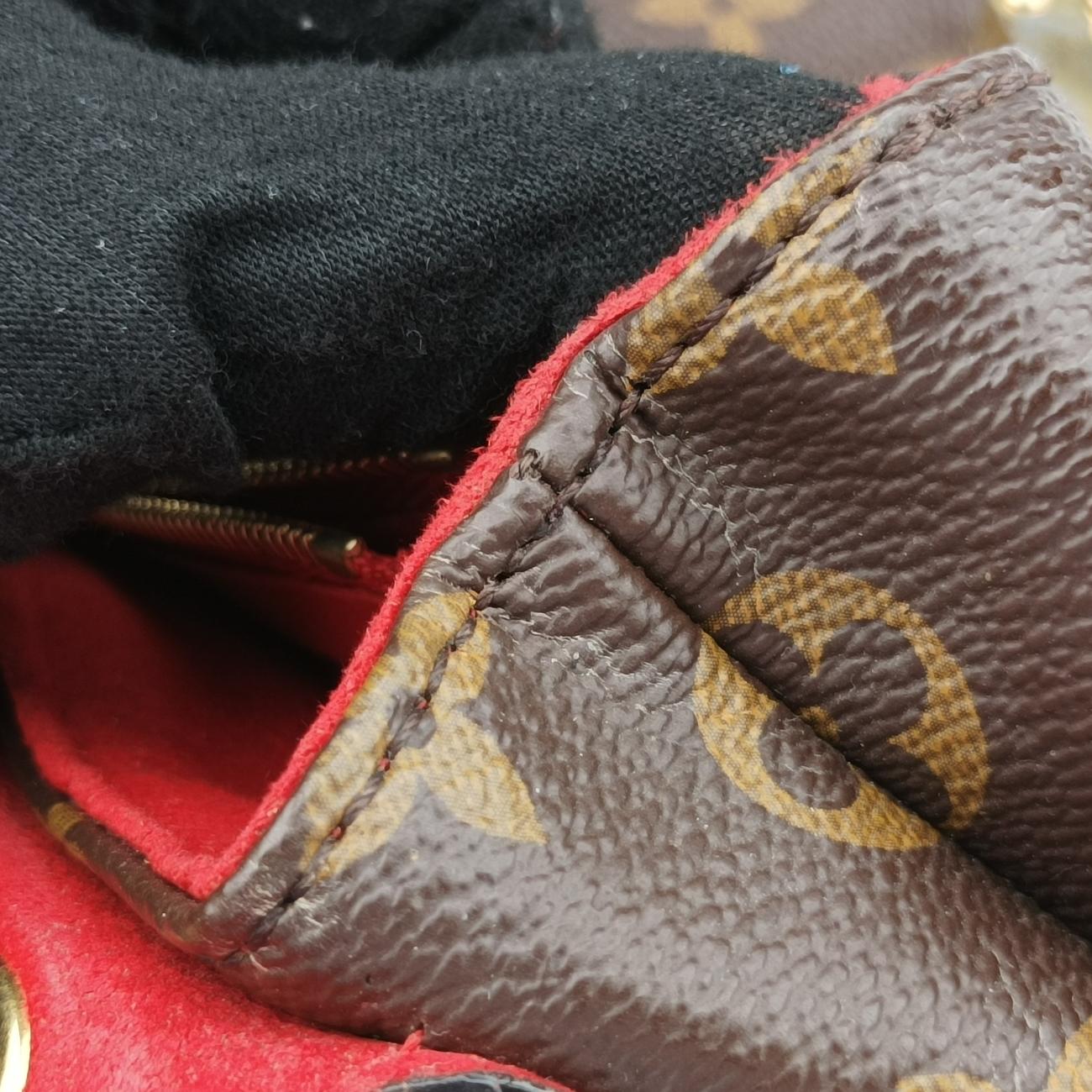 PALLAS Chain Brown×CERISE Monogram Canvas×calf leather M41201 CA2147パラス チェーン モノグラム/ブラウン系×スリーズ モノグラムキャンバス×カーフレザー M41201 CA2147