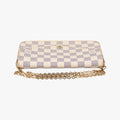Pochette FéLICIE Azur Damier Canvas N63106 MI0138ポシェットフェリシー アズール ダミエキャンバス N63106 MI0138