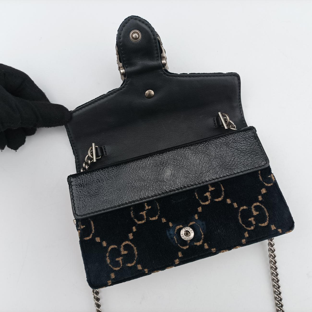 Dionysus Navy×Black velour 476432 ディオニュソス ネイビー×ブラック ベロア 476432 