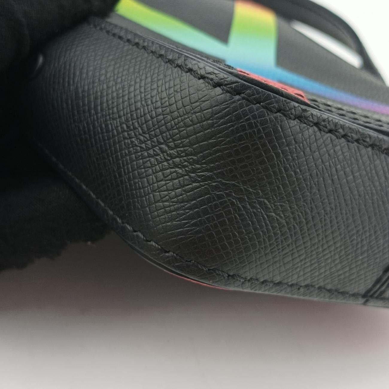 Danube Messenger black×multicolor Taiga M30332 CA2179 ICチップダヌーブメッセンジャー ブラック×マルチカラー タイガ M30332 CA2179 ICチップ