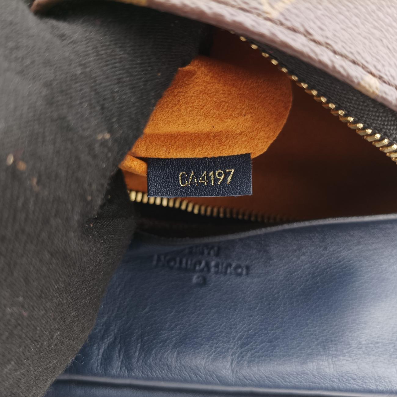 Tuileries Bezas Brown×Navy Monogram Canvas×calf leather M43154 CA4197テュイルリーブザス モノグラム/ブラウン系×ネイビー モノグラムキャンバス×カーフレザー M43154 CA4197