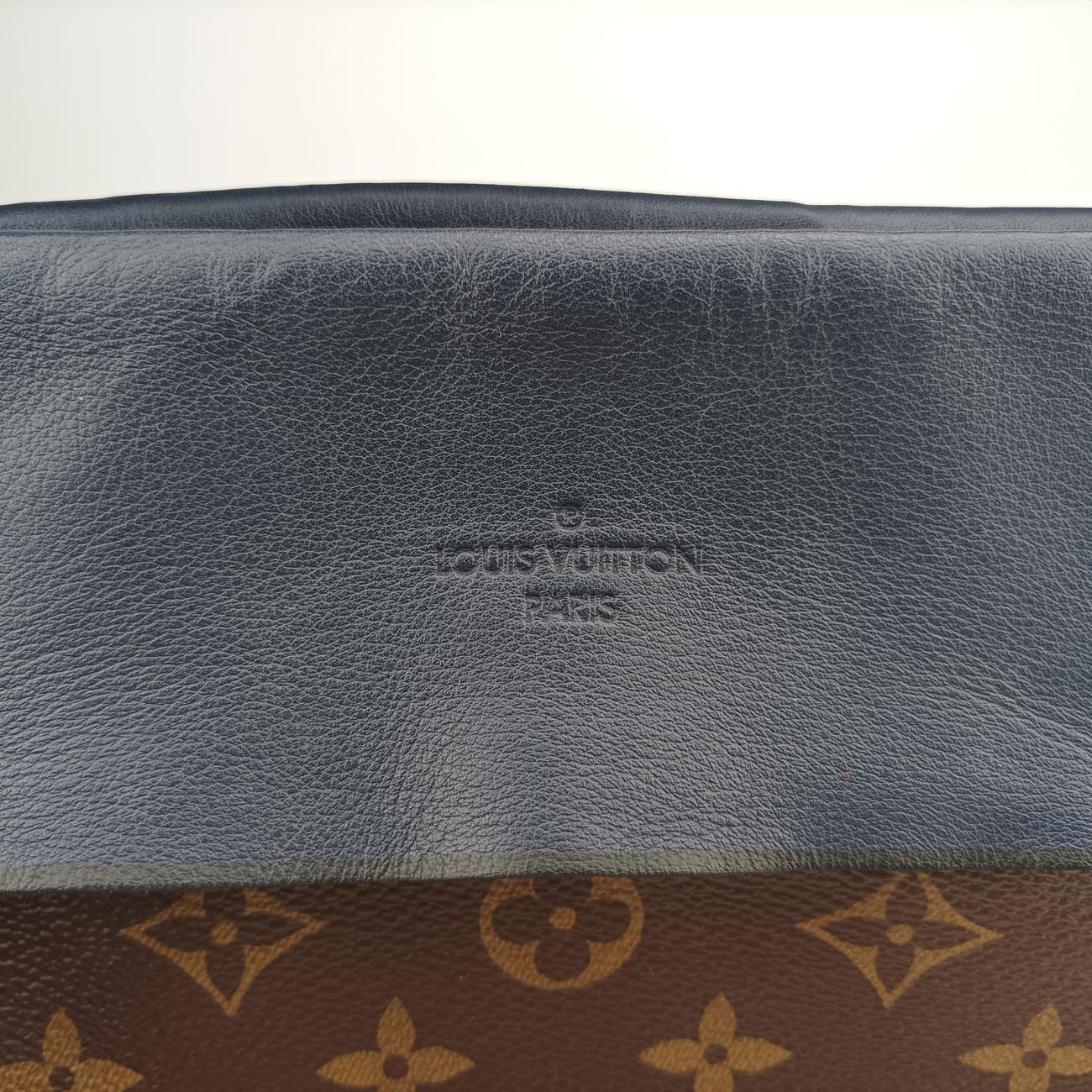 Tuileries Bezas Brown×Navy Monogram Canvas×calf leather M43154 CA4197テュイルリーブザス モノグラム/ブラウン系×ネイビー モノグラムキャンバス×カーフレザー M43154 CA4197