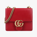 GG Marmont Red Leather 431384 E019728727GGマーモント レッド レザー 431384 E019728727