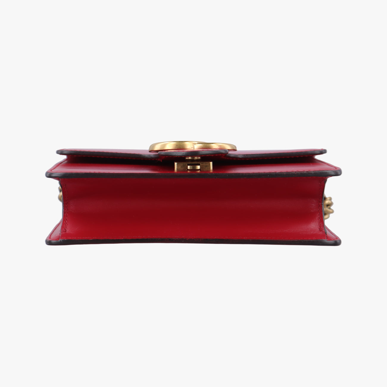 GG Marmont Red Leather 431384 E019728727GGマーモント レッド レザー 431384 E019728727