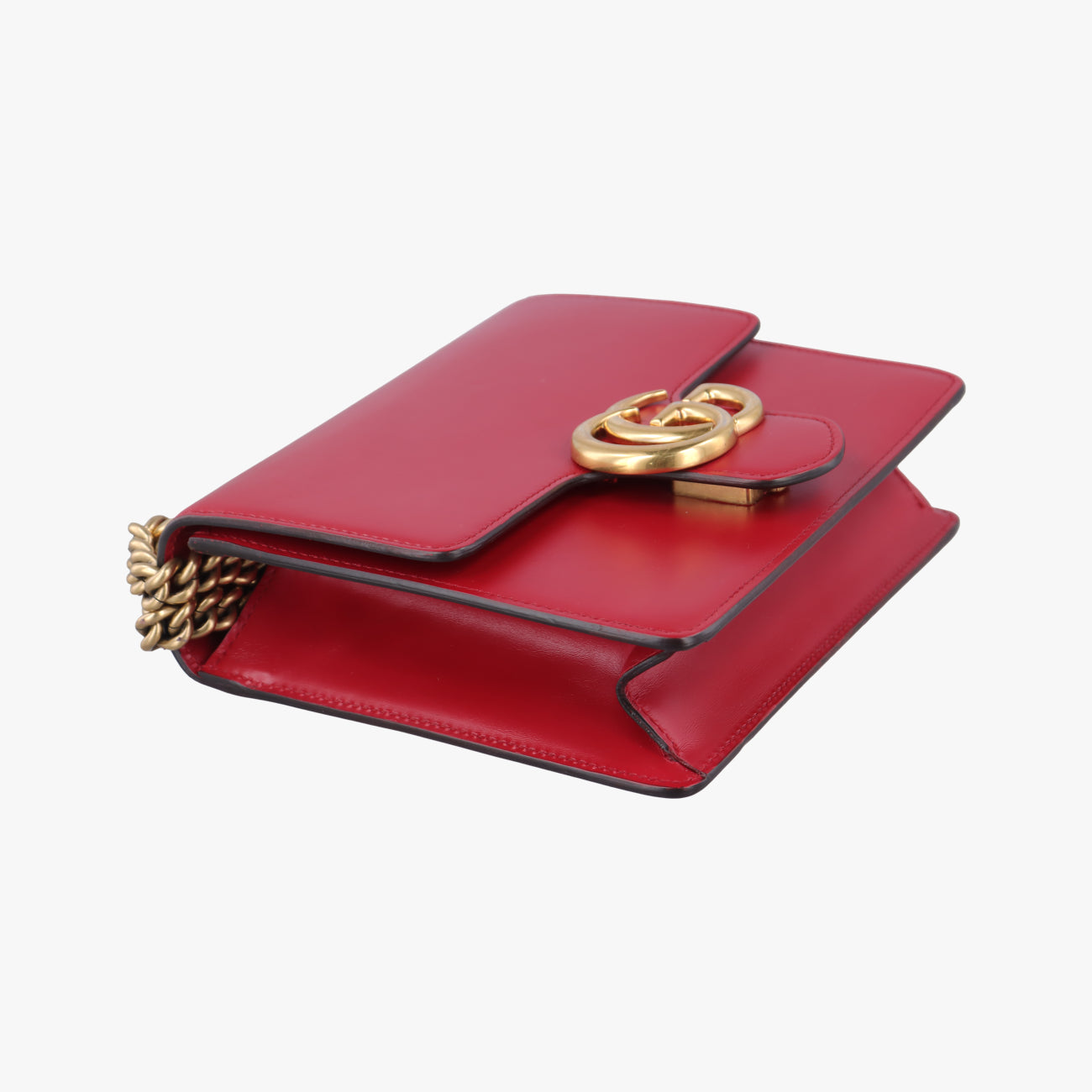 GG Marmont Red Leather 431384 E019728727GGマーモント レッド レザー 431384 E019728727