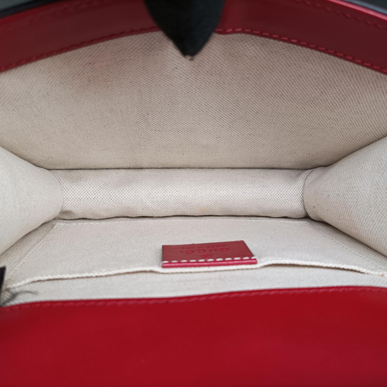 GG Marmont Red Leather 431384 E019728727GGマーモント レッド レザー 431384 E019728727