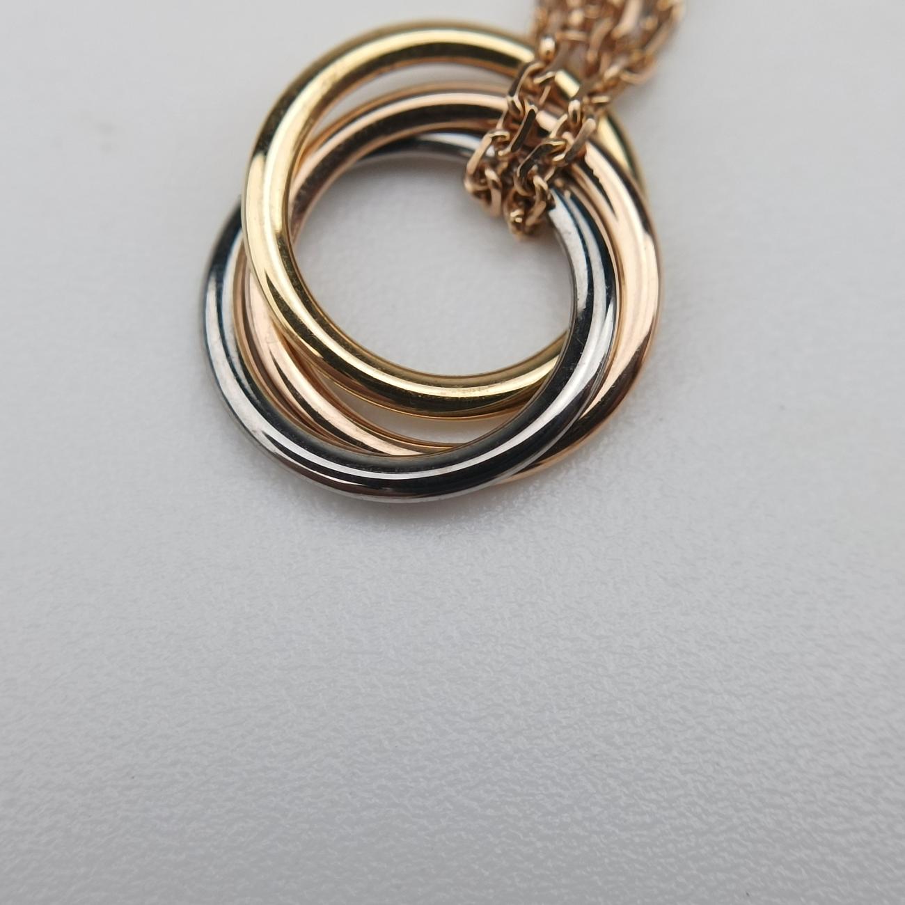 Trinity de Cartier Pink×Gold × rose gold × platinum AU750 B7218200 JQQ542トリニティ ドゥ カルティエ ピンク×ゴールド×ローズゴールド×プラチナ AU750 B7218200 JQQ542