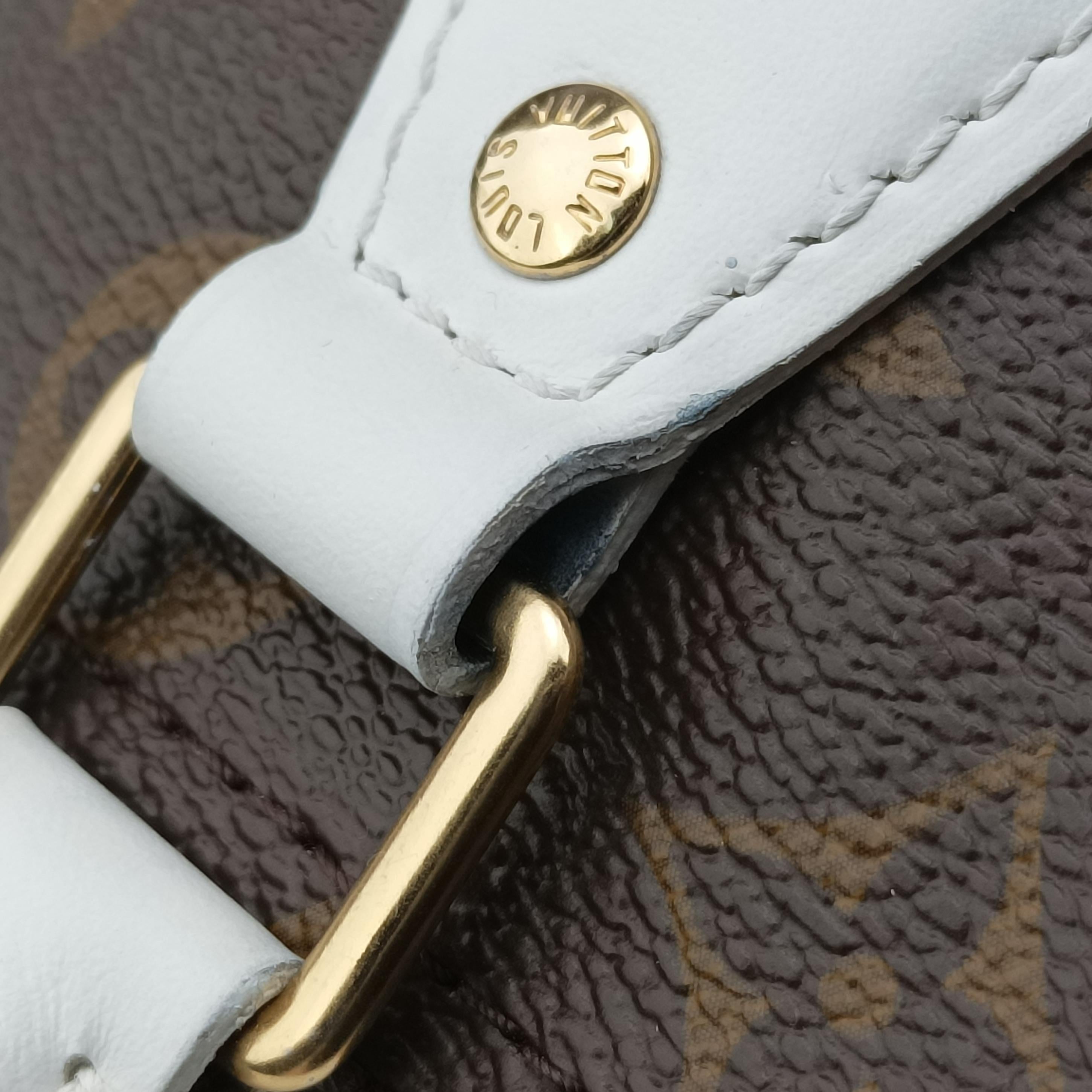 Speedy  Bandoulière 25 brown×white Monogram Canvas×calf leather M20754 スピーディ バンドリエール25 モノグラム/ブラウン系×ホワイト モノグラムキャンバス×カーフレザー M20754 