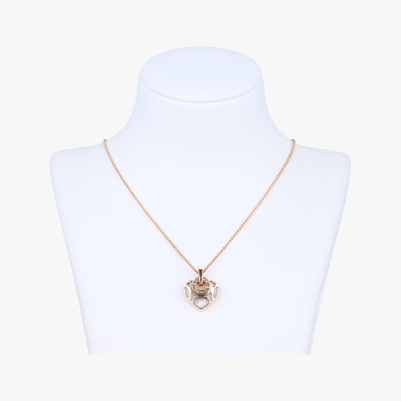 Cuore Heart Rose gold×white AU750 350657 E4Y655クオーレ ハート クオーレ ハート ローズゴールド×ホワイト AU750 350657 E4Y655