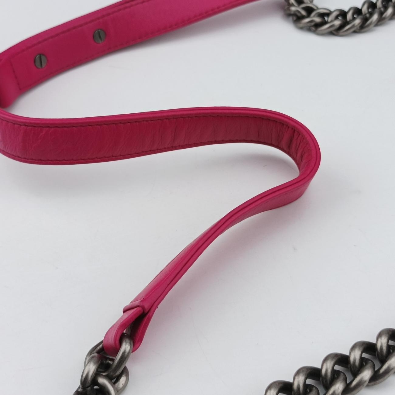 BOY CHANEL Rose velour A67416 18372057ボーイシャネル ローズ レッド ベロア A67416 18372057