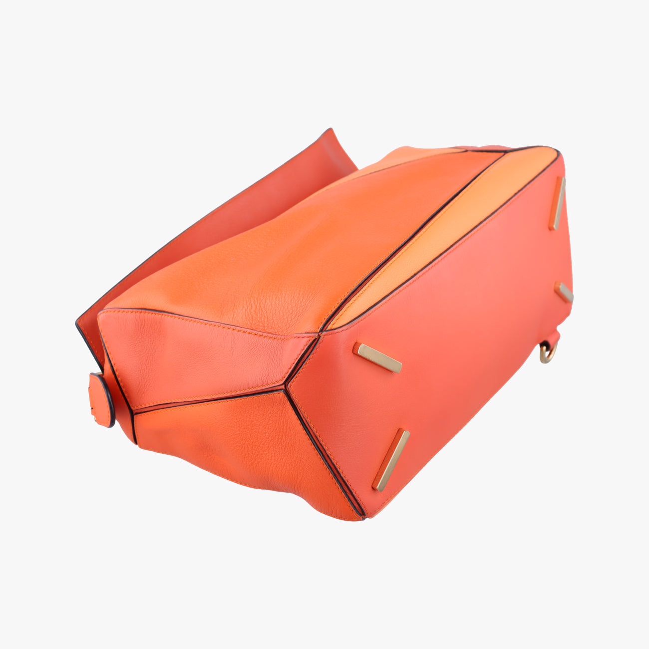 Puzzle Bag Medium orange×Multicolour Leather 061710パズルバッグ ミディアム オレンジ×マルチカラー レザー 061710