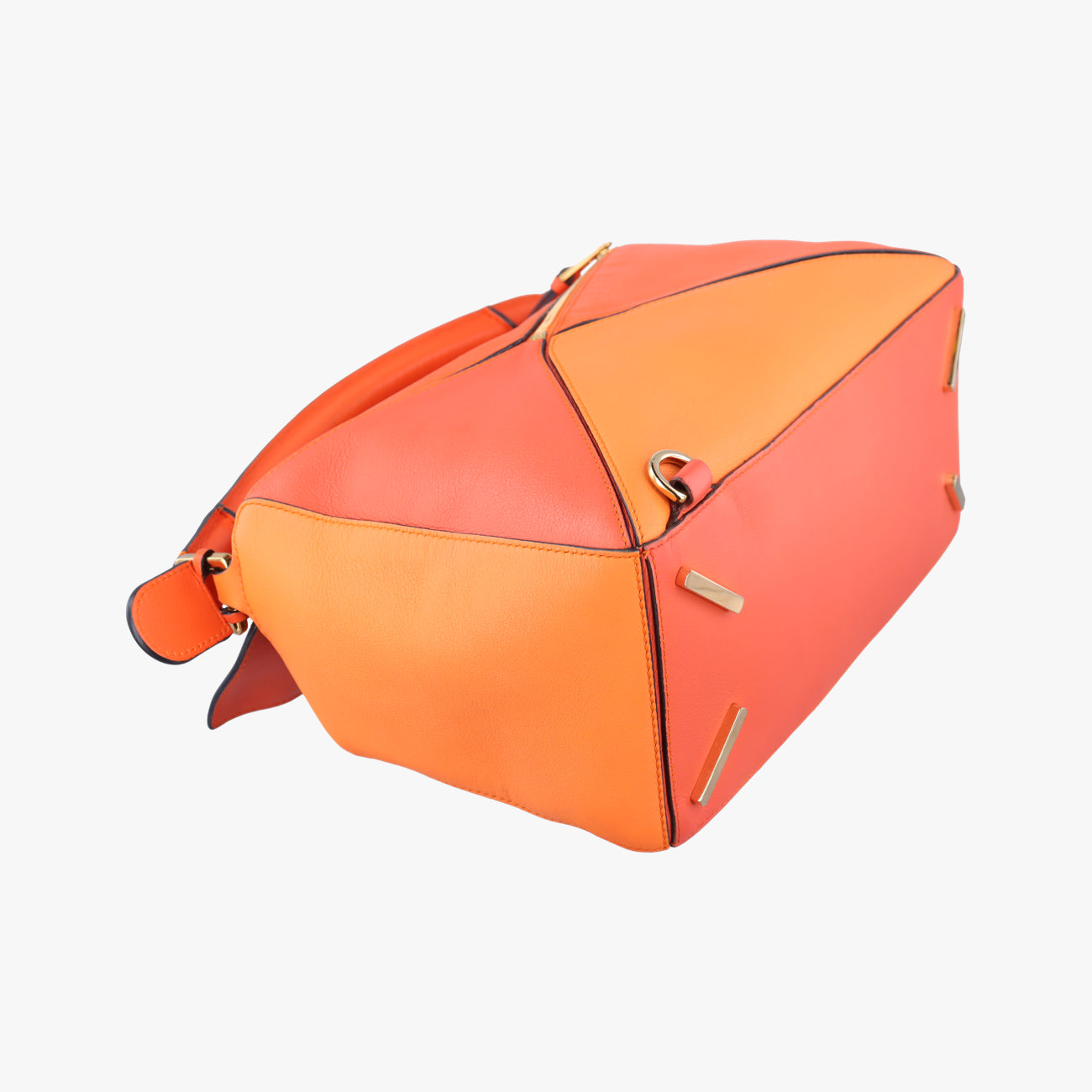 Puzzle Bag Medium orange×Multicolour Leather 061710パズルバッグ ミディアム オレンジ×マルチカラー レザー 061710