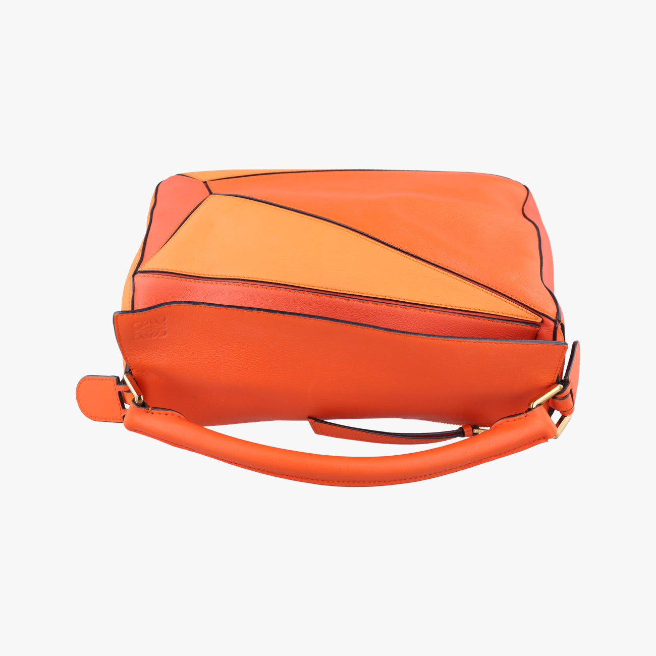 Puzzle Bag Medium orange×Multicolour Leather 061710パズルバッグ ミディアム オレンジ×マルチカラー レザー 061710