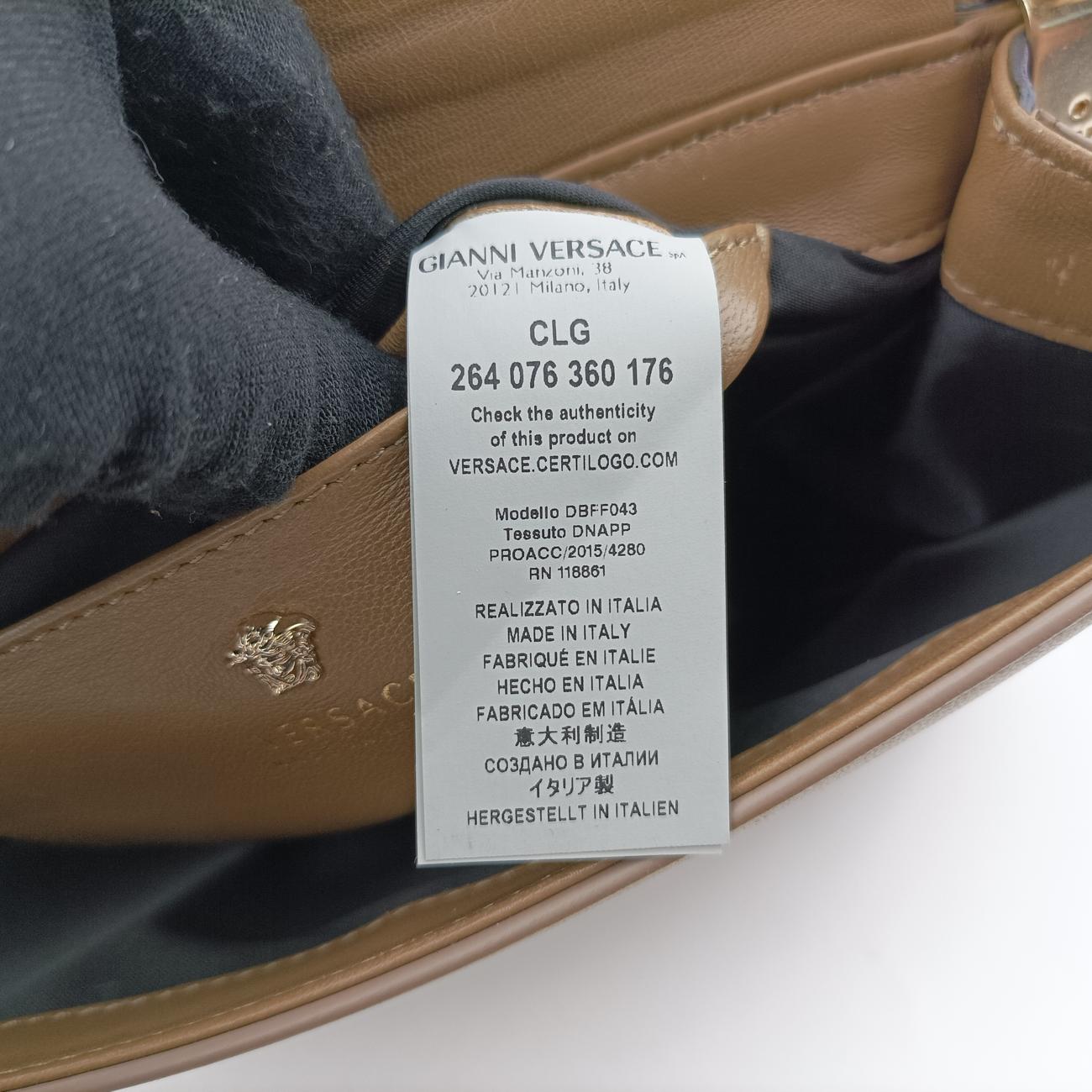 La Medusa Beige x Green x Purple Leather CLG 264 076 360 176ラ メデューサ ベージュ×グリーン×パープル レザー CLG 264 076 360 176