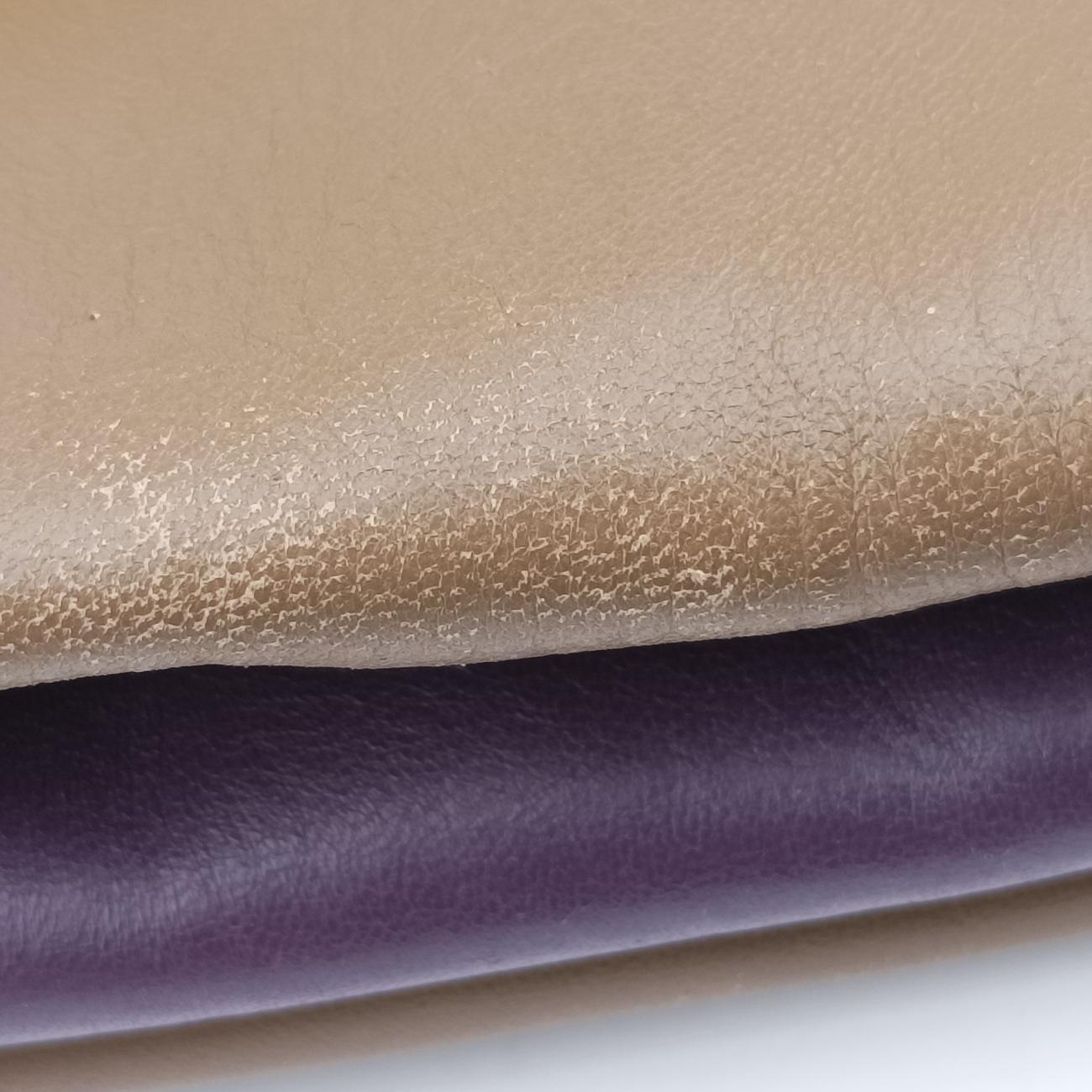 La Medusa Beige x Green x Purple Leather CLG 264 076 360 176ラ メデューサ ベージュ×グリーン×パープル レザー CLG 264 076 360 176