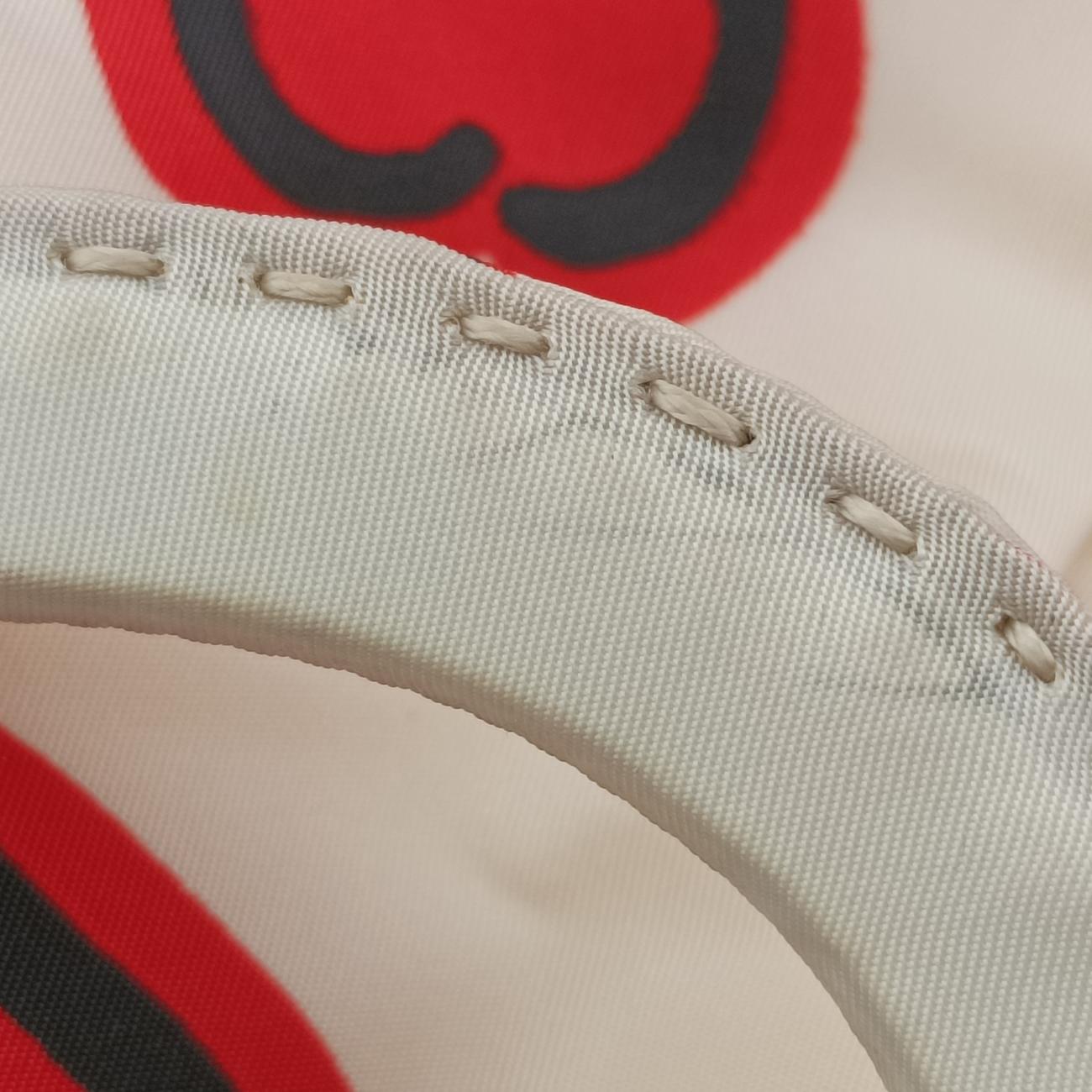 Heart Pattern White× Red× black Nylon 14ハートパターン ホワイト×レッド×ブラック ナイロン 14