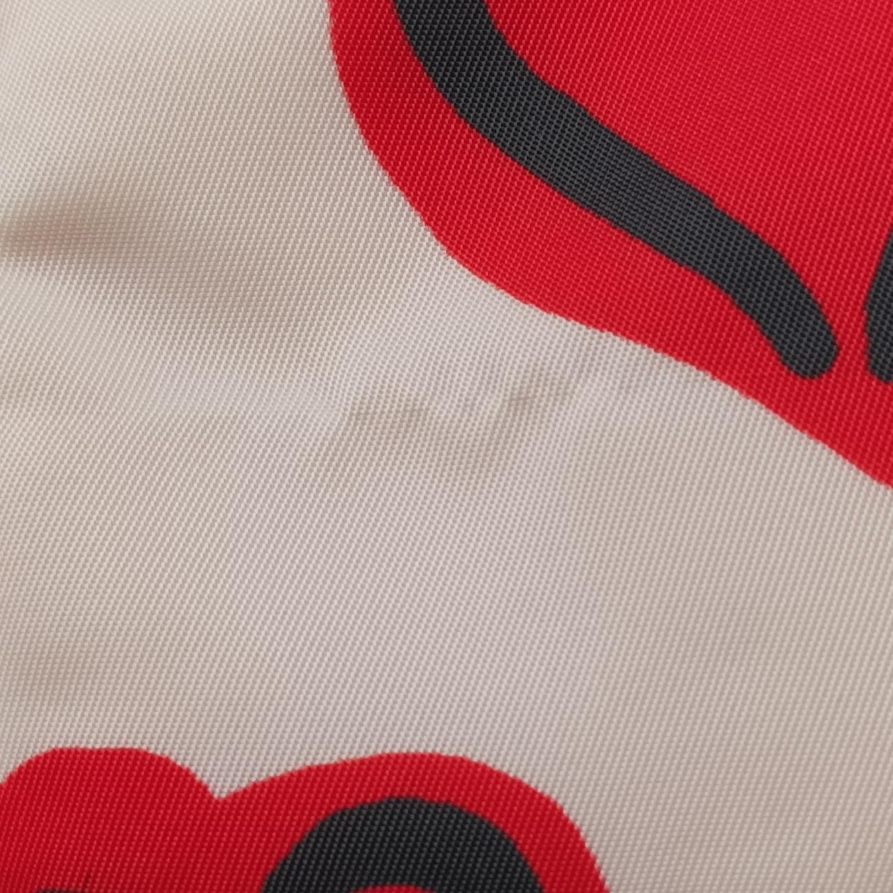 Heart Pattern White× Red× black Nylon 14ハートパターン ホワイト×レッド×ブラック ナイロン 14