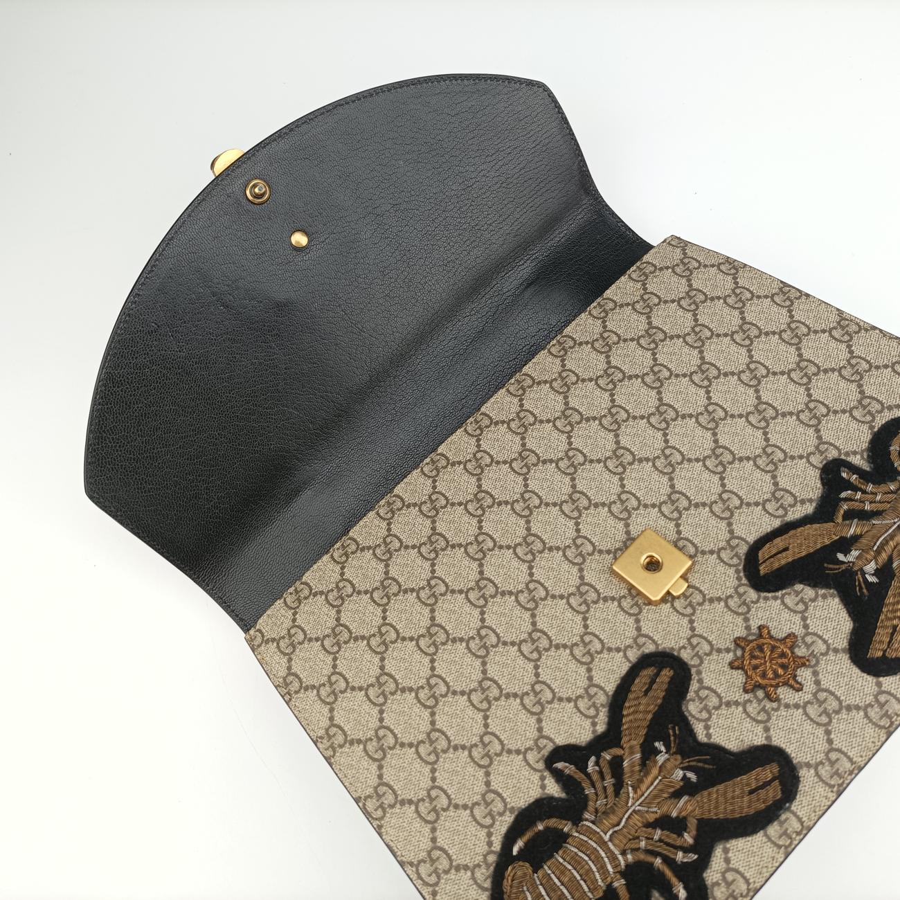 GG Supreme Fox Beige×Multicolour PVC coated canvas×Leather 466432 A023046003GG スプリームフォックス ベージュ×マルチカラー PVCコーティングキャンバス×レザー 466432 A023046003