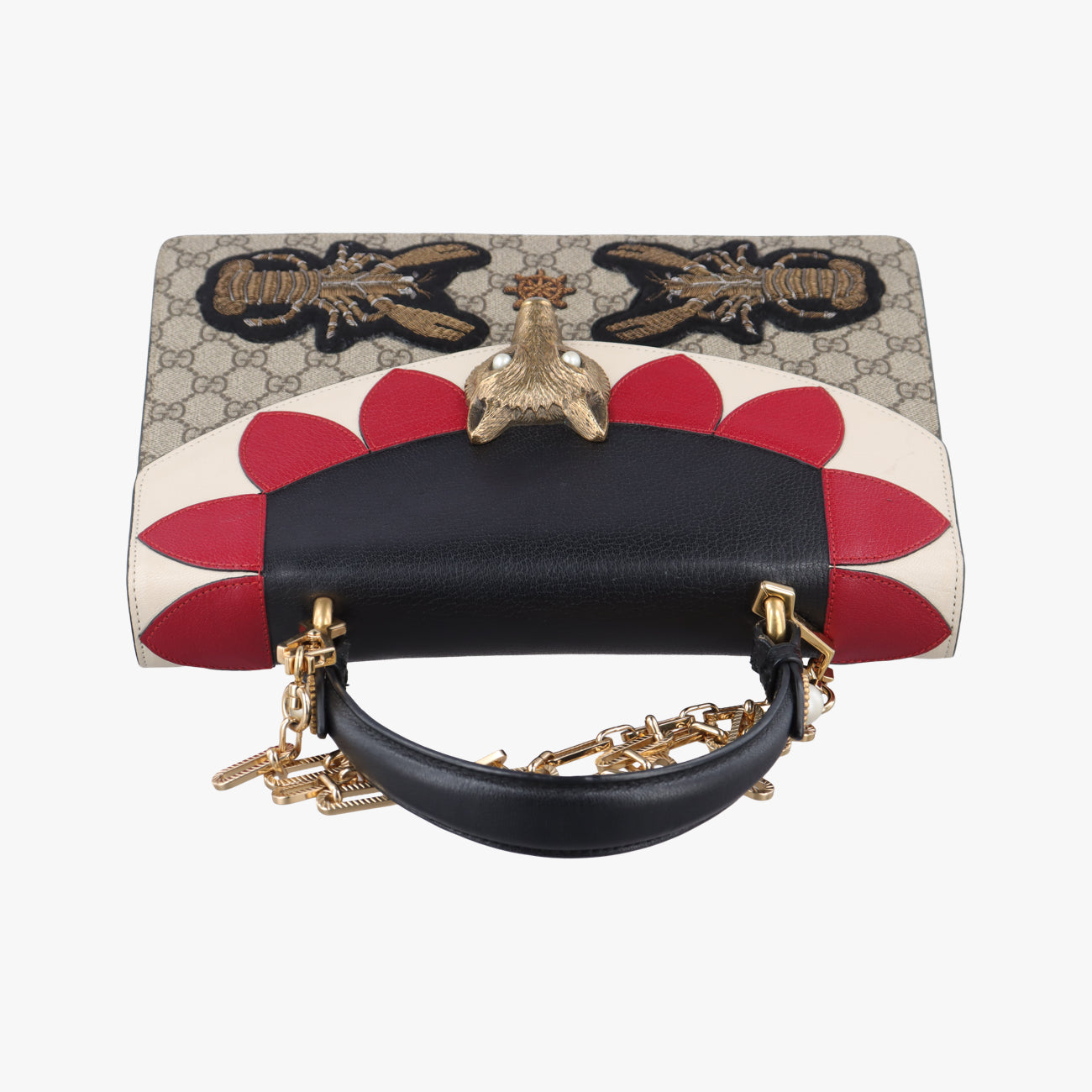 GG Supreme Fox Beige×Multicolour PVC coated canvas×Leather 466432 A023046003GG スプリームフォックス ベージュ×マルチカラー PVCコーティングキャンバス×レザー 466432 A023046003