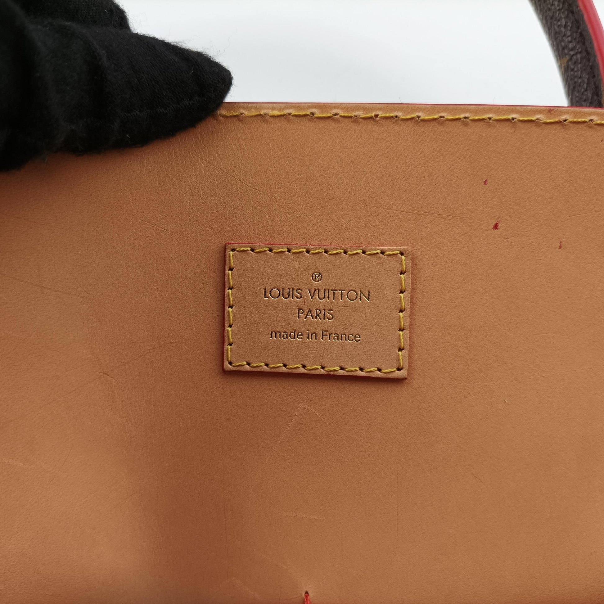 Monogram Studs Icono Brown×red×beige Monogram Canvas×calf leather×ponyhair M41234 DR4154モノグラム スタッズ アイコノ モノグラム/ブラウン系×レッド×ベージュ モノグラムキャンバス×カーフレザー ×ハラコ M41234 DR4154