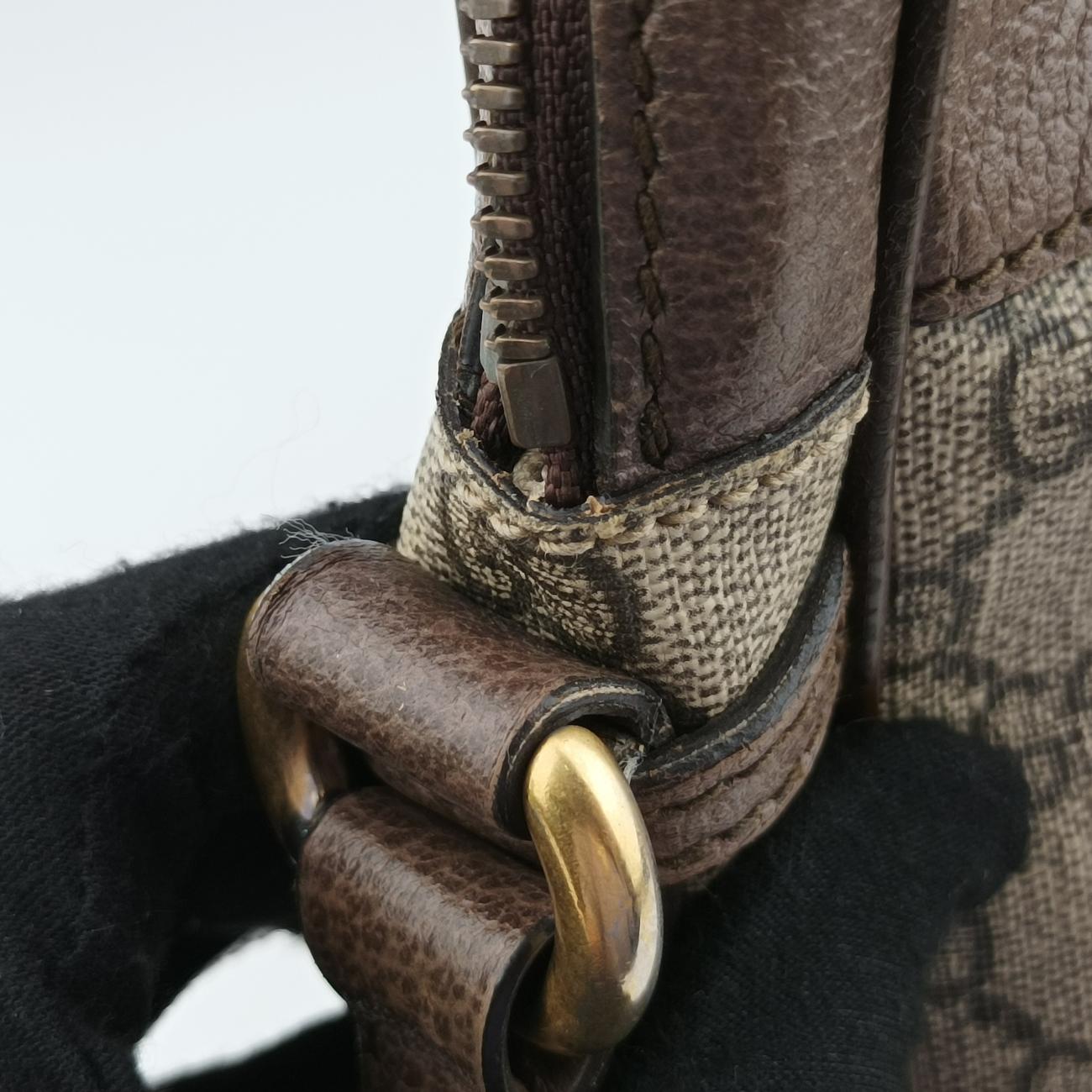 Ophidia Brown x Red x Green PVC coated canvas 547934 C028533800オフィディア ブラウン×レッド×グリーン PVCコーティングキャンバス 547934 C028533800