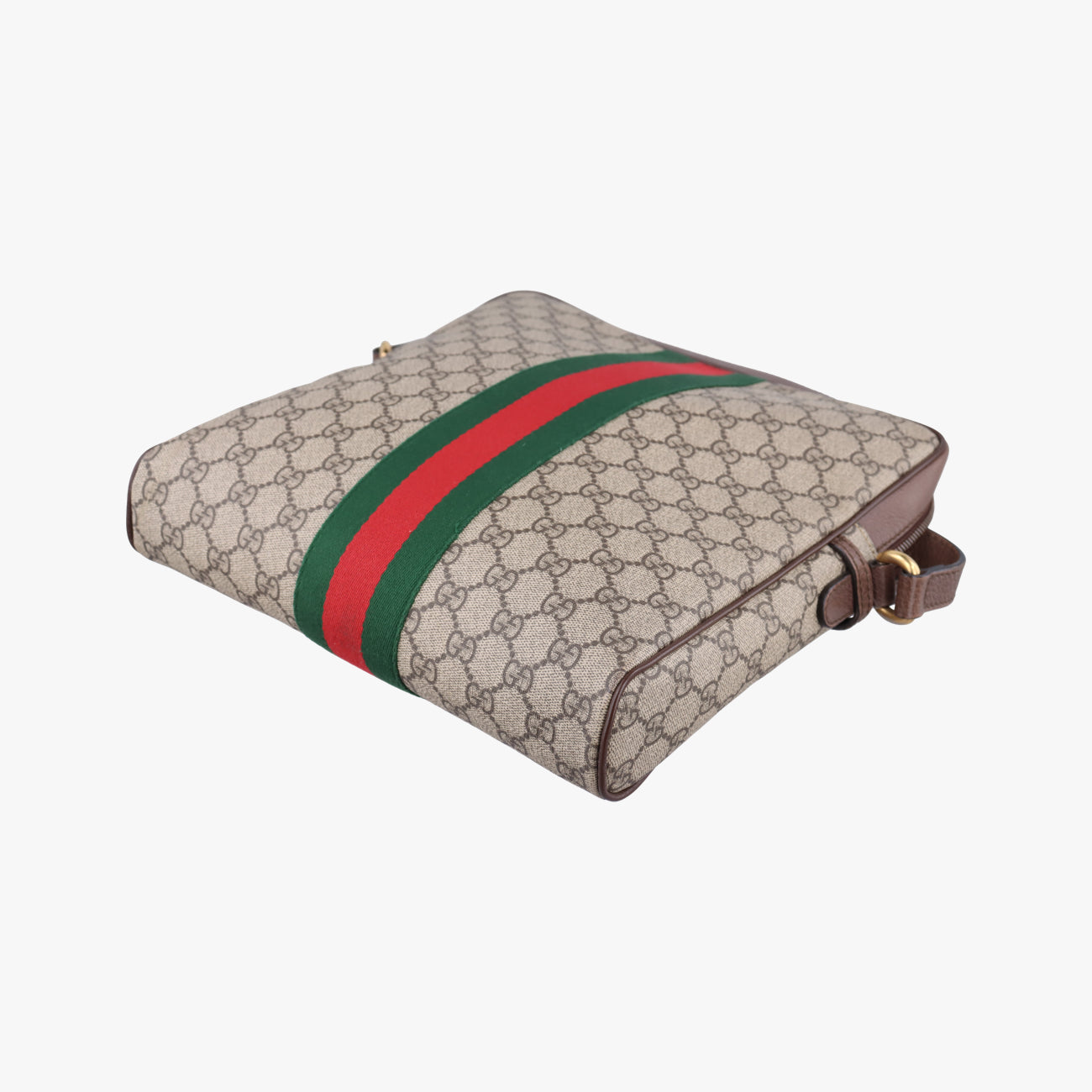 Ophidia Brown x Red x Green PVC coated canvas 547934 C028533800オフィディア ブラウン×レッド×グリーン PVCコーティングキャンバス 547934 C028533800