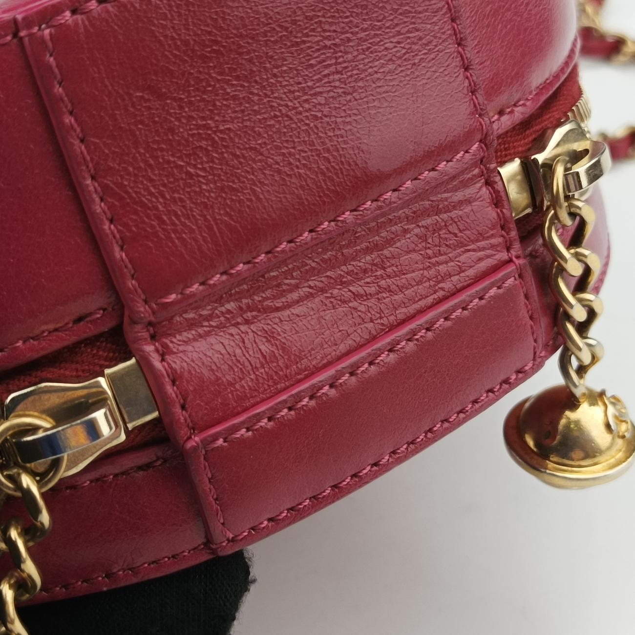 Round As Earth Rose lambskin A91946 25094585ココマーク ラウンド ローズ レッド ラムスキン A91946 25094585