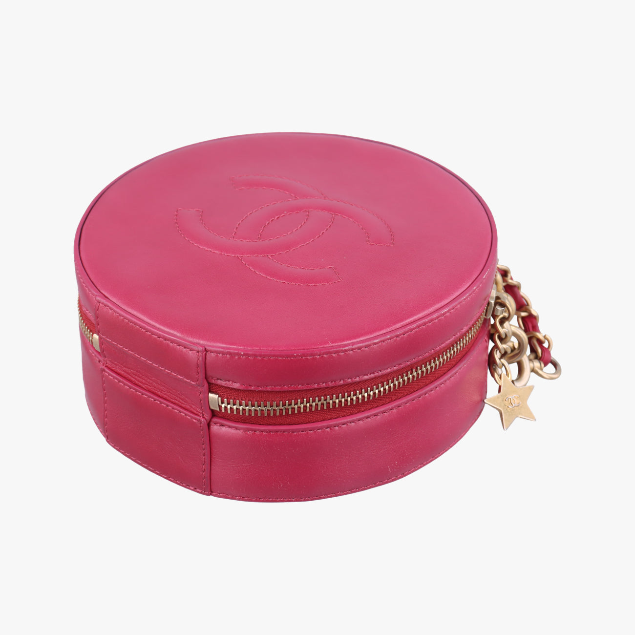 Round As Earth Rose lambskin A91946 25094585ココマーク ラウンド ローズ レッド ラムスキン A91946 25094585