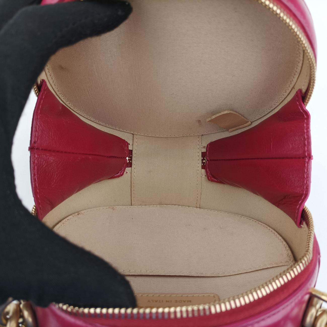 Round As Earth Rose lambskin A91946 25094585ココマーク ラウンド ローズ レッド ラムスキン A91946 25094585