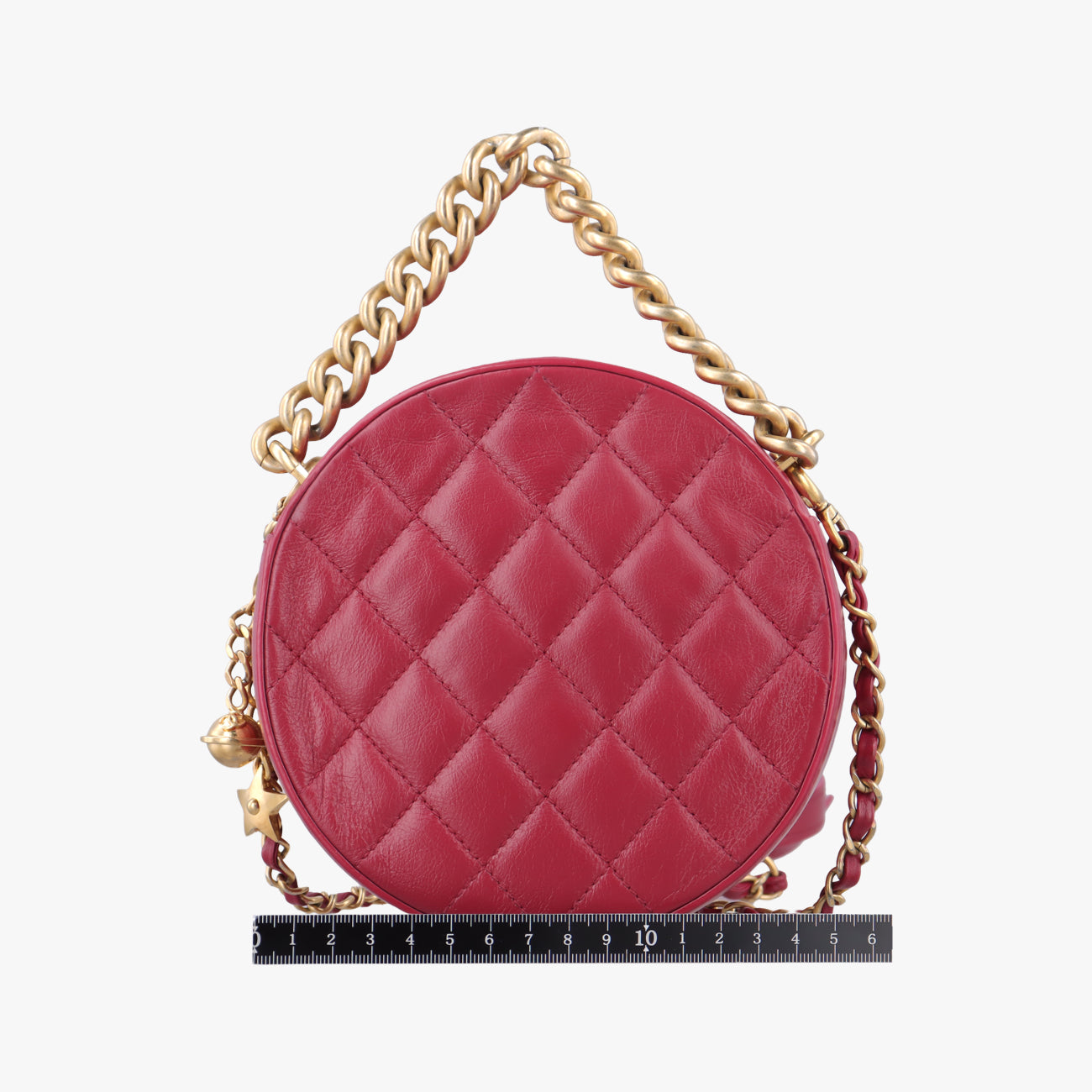 Round As Earth Rose lambskin A91946 25094564ココマーク ラウンド ローズ レッド ラムスキン A91946 25094564