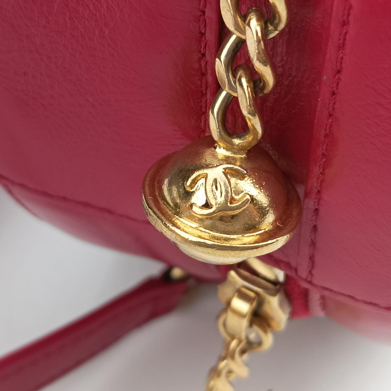 Round As Earth Rose lambskin A91946 25094564ココマーク ラウンド ローズ レッド ラムスキン A91946 25094564