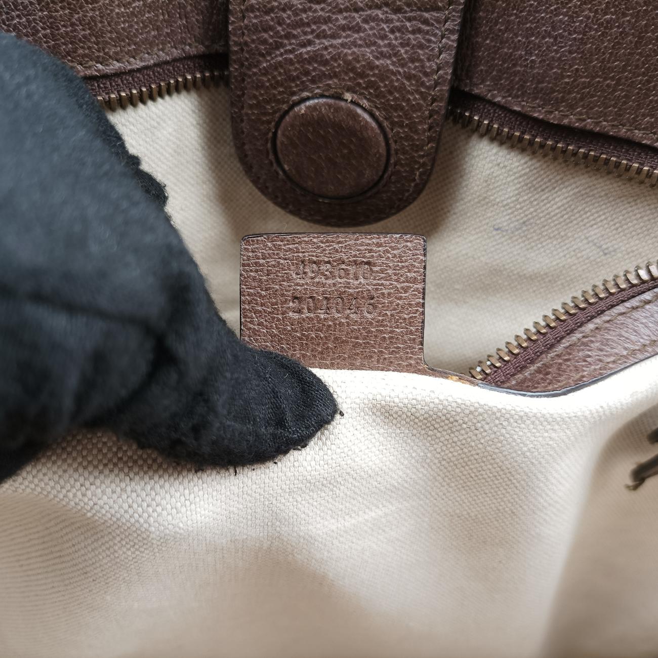 GG Supreme Sherry Line Brown×Multicolour PVC coated canvas 493610 H021891115GGスプリーム シェリーライン ブラウン×マルチカラー PVCコーティングキャンバス 493610 H021891115