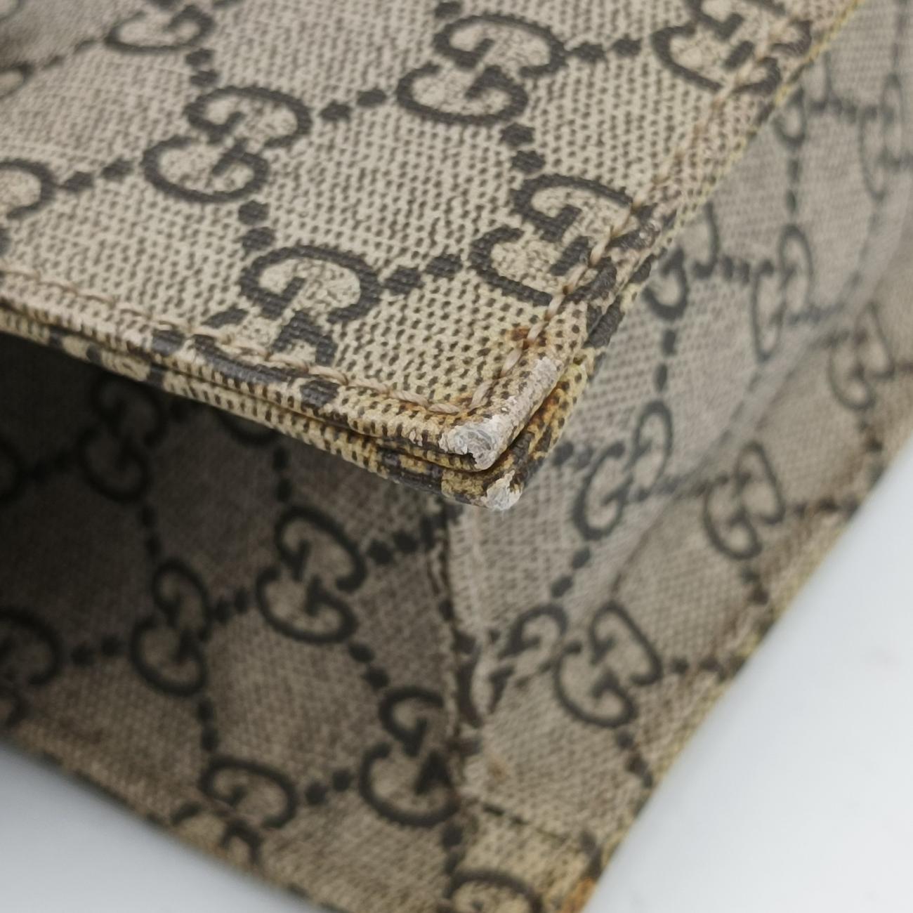 GG Supreme Sherry Line Brown×Multicolour PVC coated canvas 493610 H021891115GGスプリーム シェリーライン ブラウン×マルチカラー PVCコーティングキャンバス 493610 H021891115