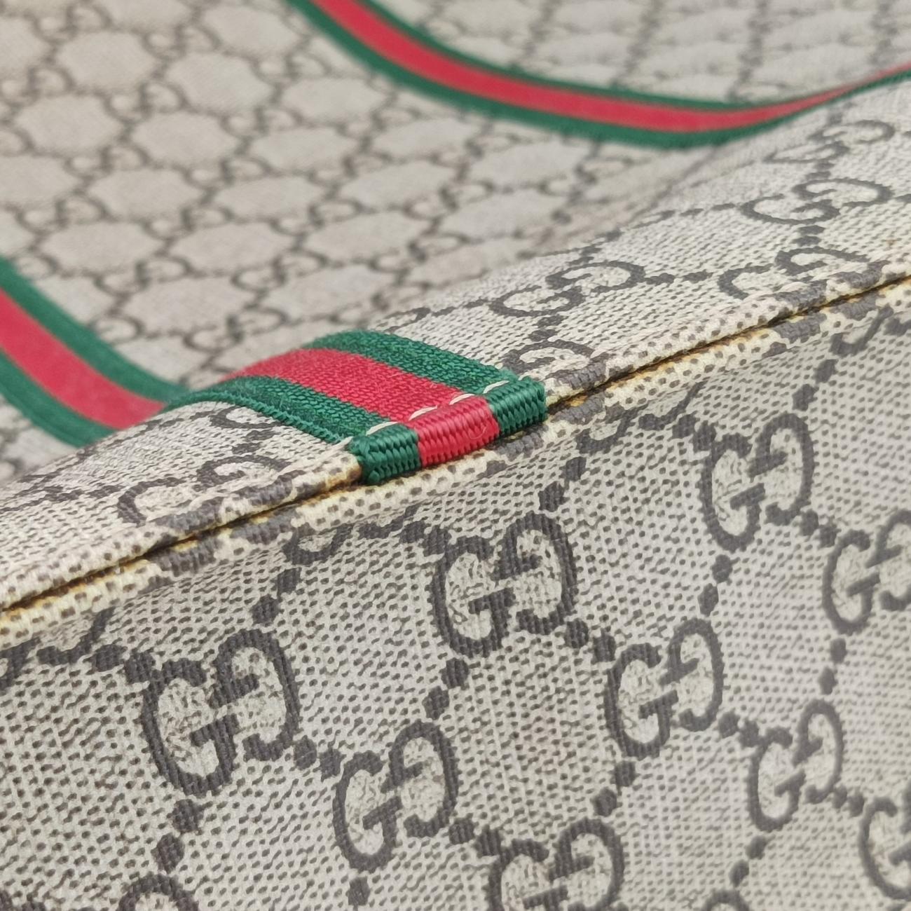 GG Supreme Sherry Line Brown×Multicolour PVC coated canvas 493610 H021891115GGスプリーム シェリーライン ブラウン×マルチカラー PVCコーティングキャンバス 493610 H021891115