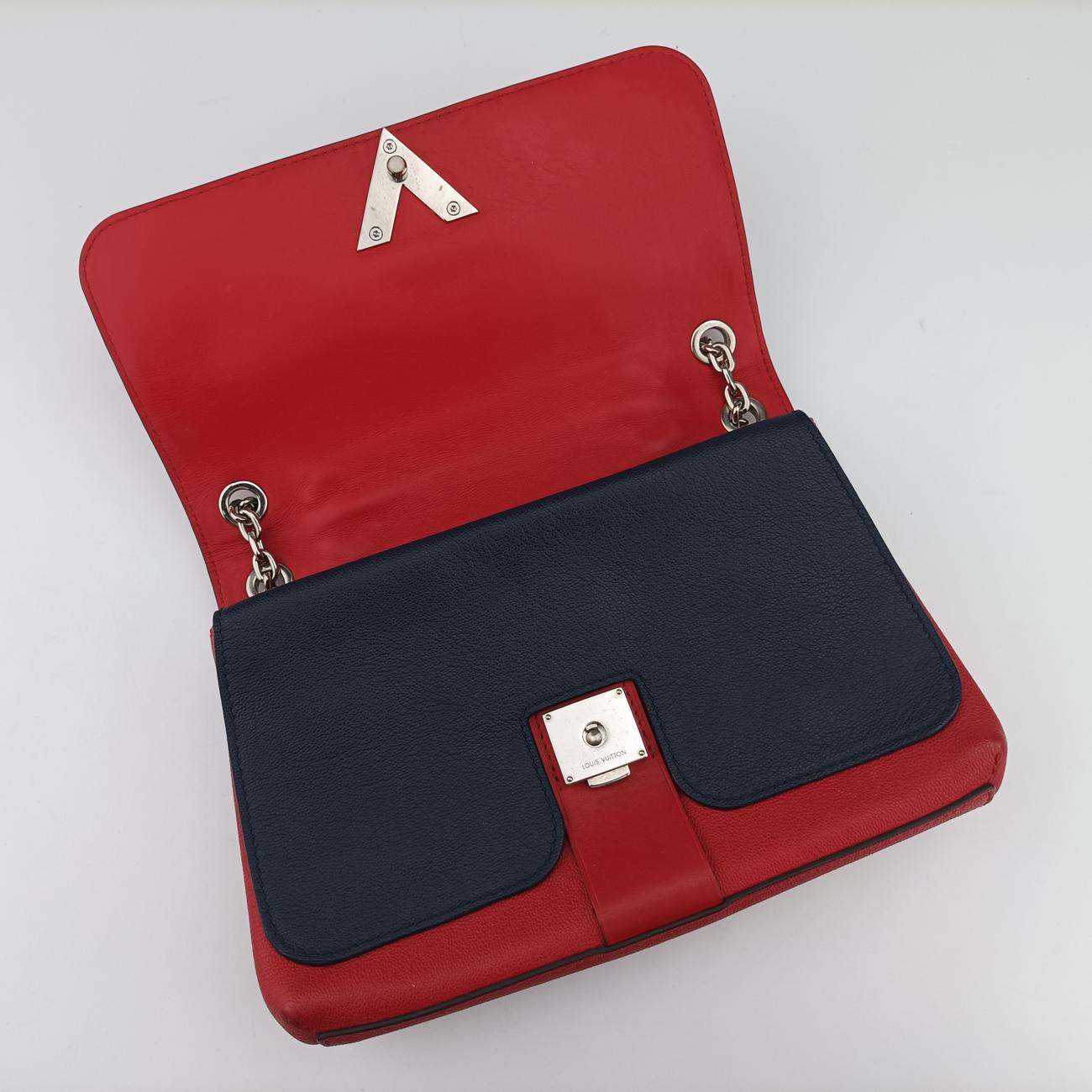 Very Chain ruby×blue Leather AH1117ヴェリーチェーン ルビー×ブルー レザー AH1117