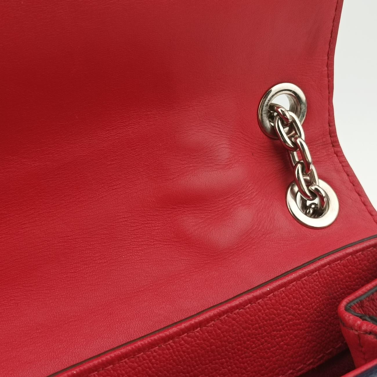 Very Chain ruby×blue Leather AH1117ヴェリーチェーン ルビー×ブルー レザー AH1117