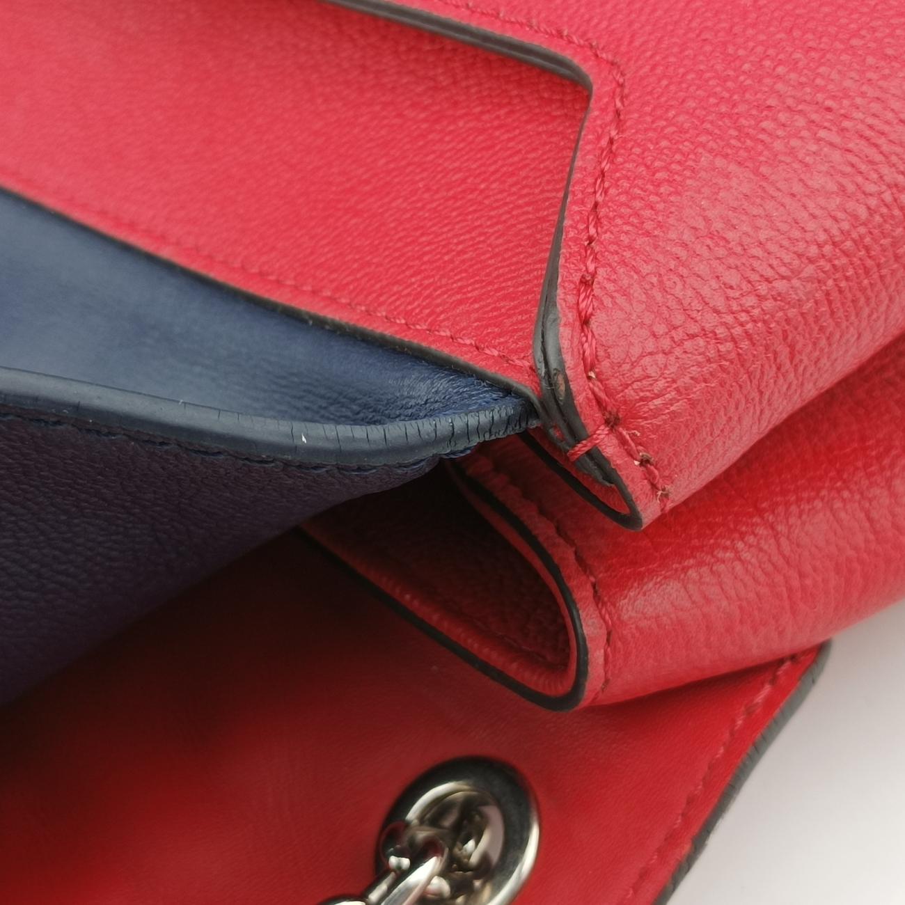 Very Chain ruby×blue Leather AH1117ヴェリーチェーン ルビー×ブルー レザー AH1117